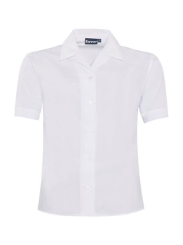GIRLS SHORT REVERE BLOUSE - TWIN PACK, CORFE HILLS SCHOOL, GIRLS BLOUSES, NUTKINS GIRLS, SQUIRRELS GIRLS, RECEPTION GIRLS, YEAR 1-2 GIRLS, YEAR 3 GIRLS, YEAR 4 GIRLS, YEAR 5 GIRLS, YEAR 6 GIRLS, YEAR 7 GIRLS, YEAR 8 GIRLS