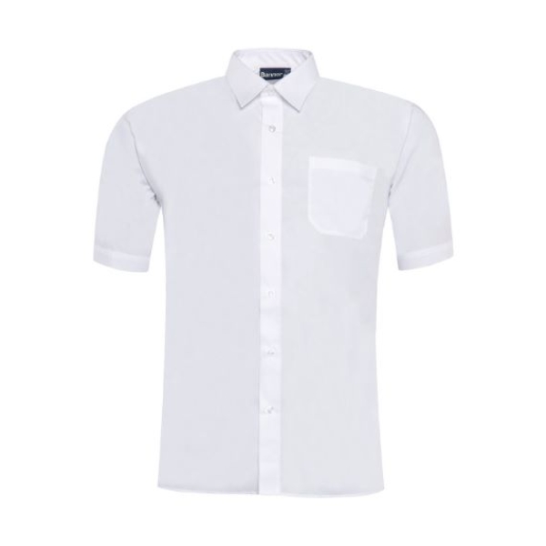 BOYS WHITE SHIRT, SHORT SLEEVED - TWIN PACK, EMMANUEL C of E MIDDLE SCHOOL, ALLENBOURN MIDDLE SCHOOL, BROADSTONE MIDDLE SCHOOL, CORFE HILLS SCHOOL, LOCKYER'S MIDDLE SCHOOL, ST JAMES' CE FIRST SCHOOL, YARRELLS PREPARATORY SCHOOL & NURSERY, BOYS SHIRTS, RECEPTION BOYS, YEAR 1-2 BOYS, YEAR 3-6 BOYS, YEAR 7 & 8 BOYS, RECEPTION BOYS, YEAR 1 BOYS, YEAR 2 BOYS, YEAR 3 BOYS, YEAR 4 BOYS, YEAR 5 BOYS, YEAR 6 BOYS, YEAR 7 BOYS, YEAR 8 BOYS