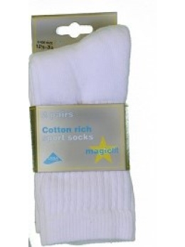 TWIN PACK WHITE SPORT SOCKS, BROADSTONE MIDDLE SCHOOL, LOCKYER'S MIDDLE SCHOOL, YARRELLS PREPARATORY SCHOOL & NURSERY, SOCKS & TIGHTS, RECEPTION BOYS, RECEPTION GIRLS, YEAR 1-2 BOYS, YEAR 1-2 GIRLS, YEAR 3-6 BOYS, YEAR 3-6 GIRLS, YEAR 7 & 8 BOYS, YEAR 7 & 8 GIRLS
