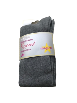 GIRLS LONG GREY SOCK 3 PACK, YEAR 3-7 GIRLS, YEAR 8 GIRLS, CRANBORNE CE VA FIRST SCHOOL, WIMBORNE ST GILES C of E FIRT SCHOOL, BROADSTONE MIDDLE SCHOOL, HAYESWOOD FIRST SCHOOL, LOCKYER'S MIDDLE SCHOOL, ST JAMES' CE FIRST SCHOOL, SOCKS & TIGHTS, RECEPTION GIRLS, YEAR 1 GIRLS, YEAR 2 GIRLS, YEAR 3 GIRLS, YEAR 4 GIRLS, YEAR 5 GIRLS, YEAR 6 GIRLS, YEAR 7 GIRLS, YEAR 8 GIRLS, RECEPTION-YEAR 2 GIRLS
