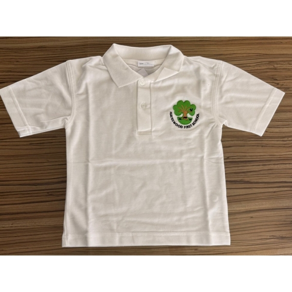 HAYESWOOD FIRST SCHOOL - HAYES WHITE POLO, HAYESWOOD FIRST SCHOOL