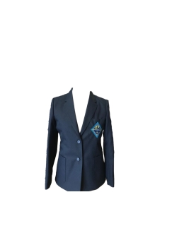 QUEEN ELIZABETH'S SCHOOL - GIRLS WESSEX BLUE BLAZER, QUEEN ELIZABETH'S SCHOOL