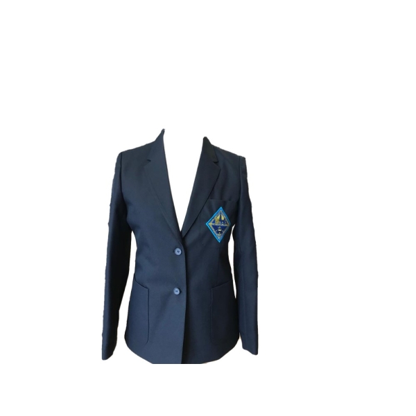 QUEEN ELIZABETH'S SCHOOL - GIRLS WESSEX BLUE BLAZER, QUEEN ELIZABETH'S SCHOOL
