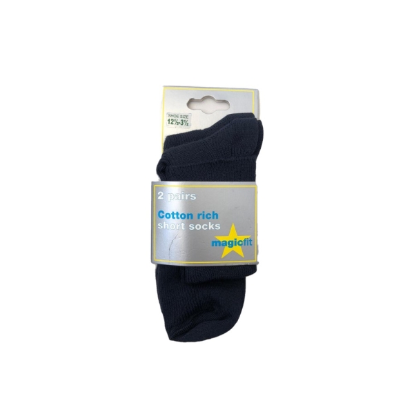 DUMPTON SCHOOL - NAVY ANKLE SOCKS, SOCKS & TIGHTS