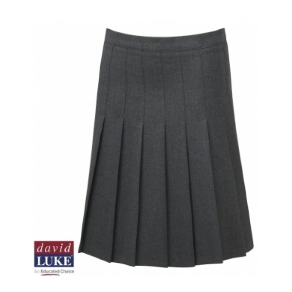 GIRLS GREY PLEATED SKIRT, SKIRTS, SALE