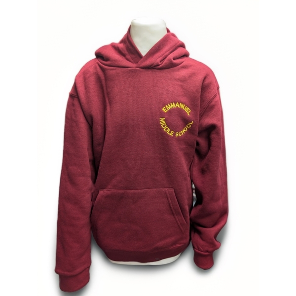 EMMANUEL C of E MIDDLE SCHOOL - HOODIE, EMMANUEL C of E MIDDLE SCHOOL