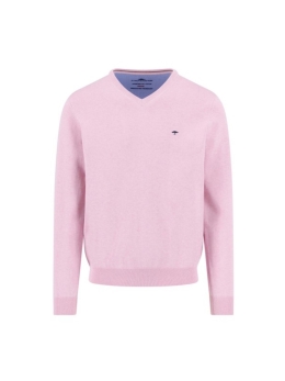 Fynch Hatton Fine V Neck Cotton Jumper in assorted colours, Knitwear